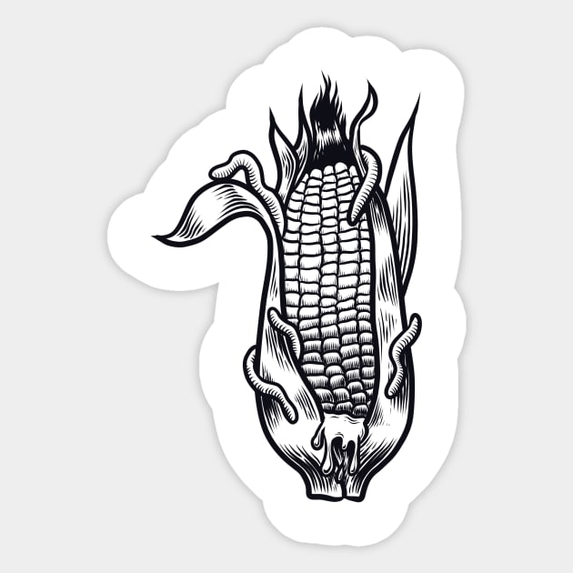 Corn Sticker by Adorline